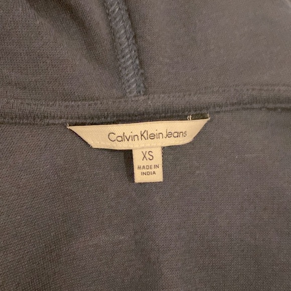 Calvin Klein Jeans Navy Blue Hoodie - Picture 3 of 4